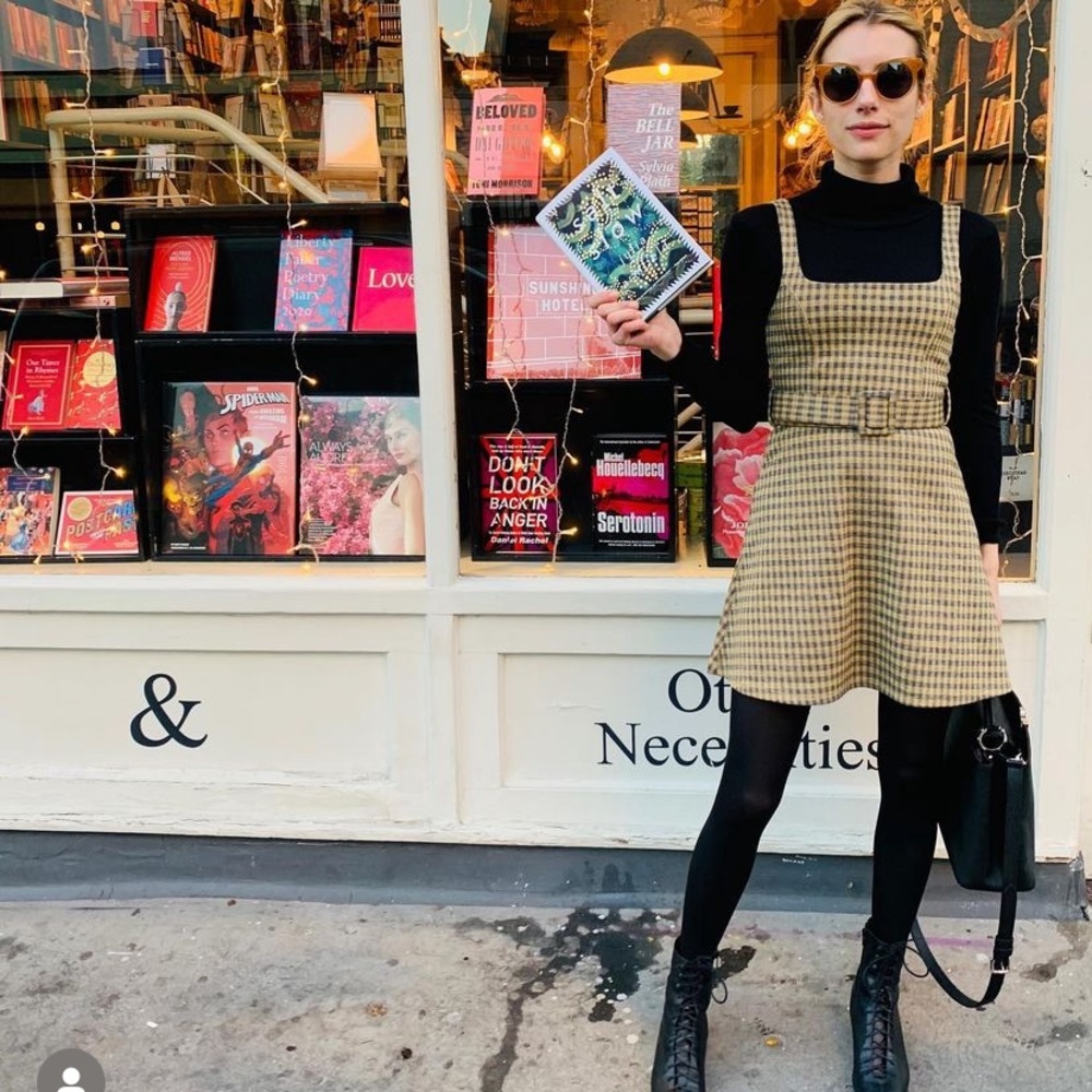 Top Shop dress as seen on Emma Roberts